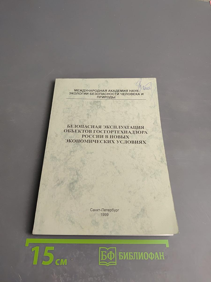 Безопасная эксплуатация объектов Гостехнадзора России в новых экономических условиях