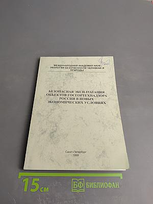 Безопасная эксплуатация объектов Гостехнадзора России в новых экономических условиях