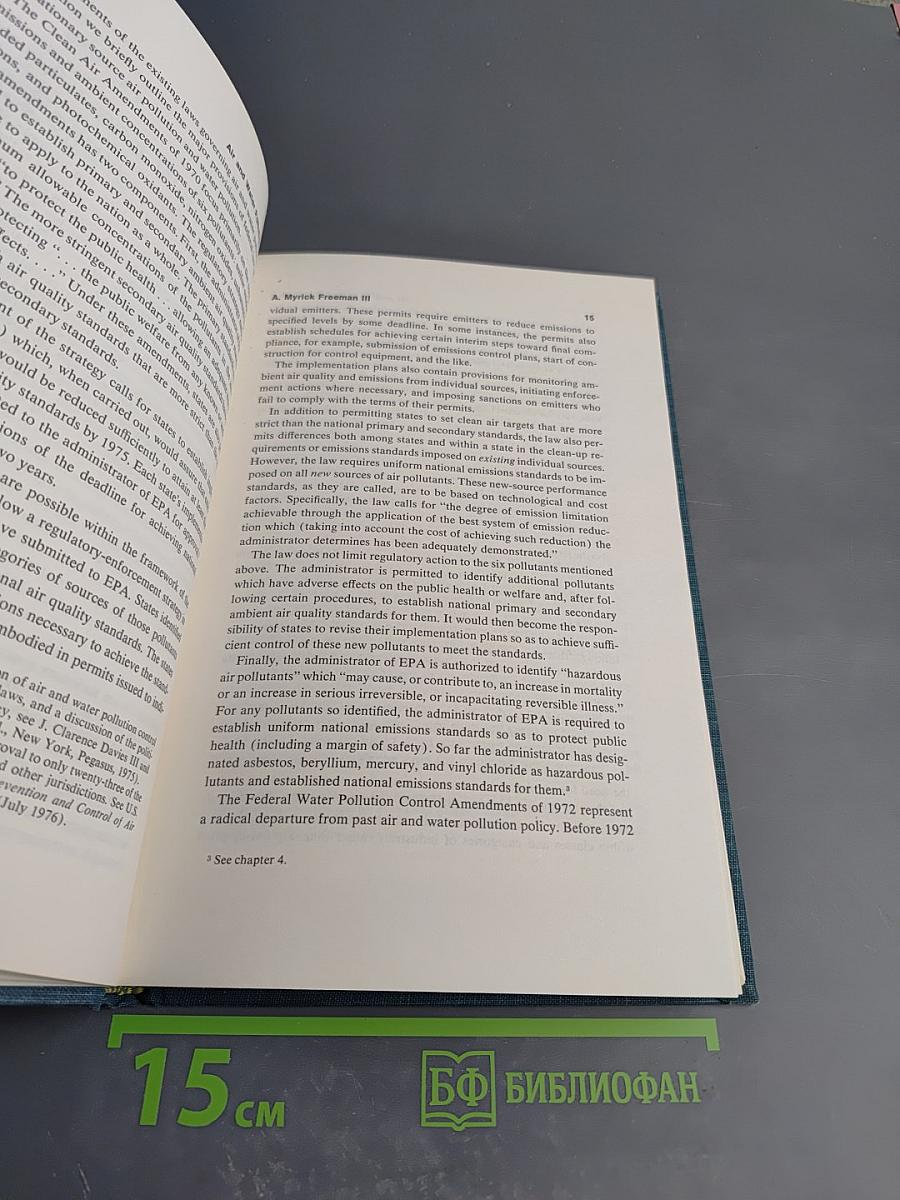 Current Issues in U.S. Environmental Policy