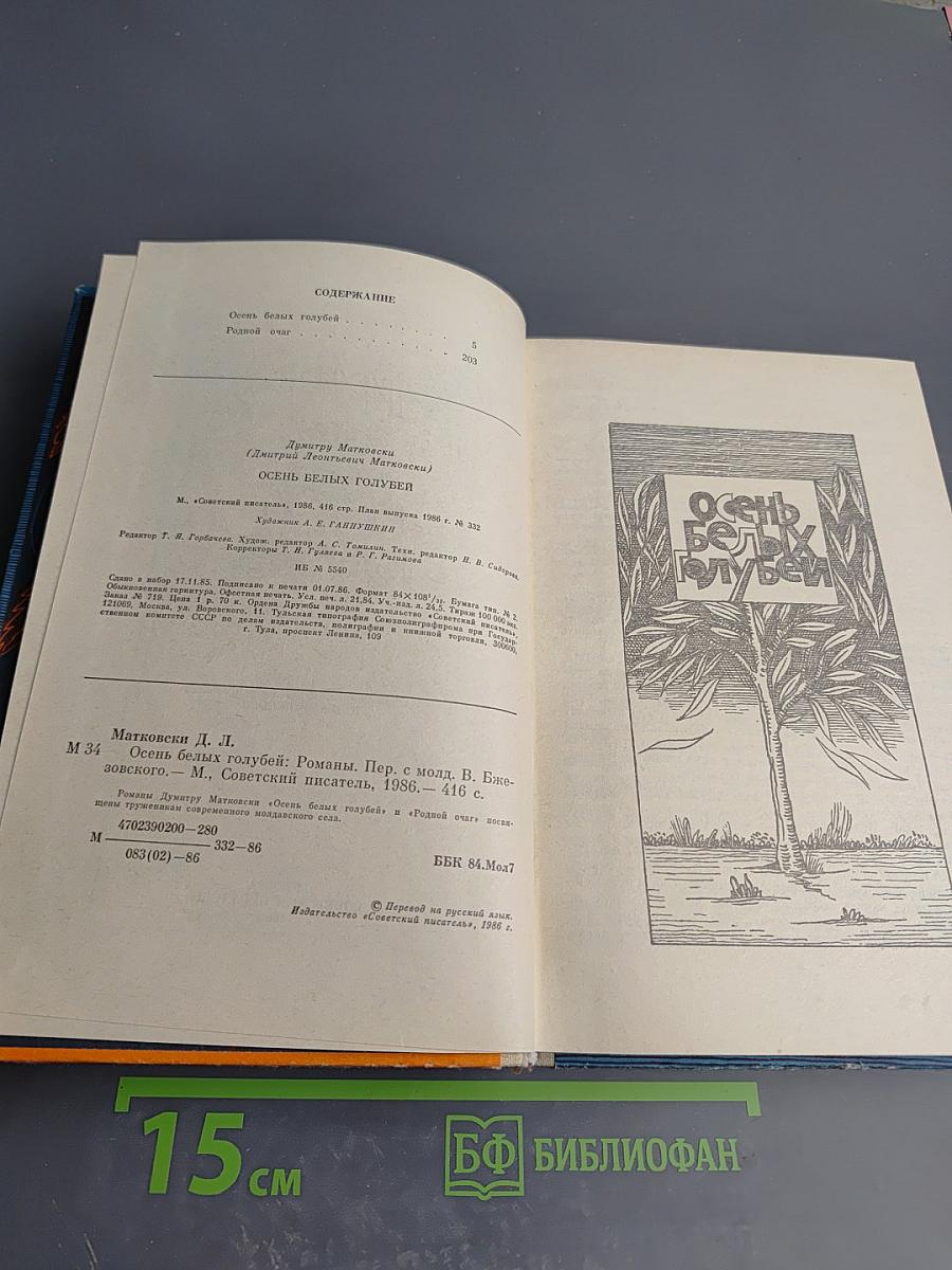 Осень белых голубей