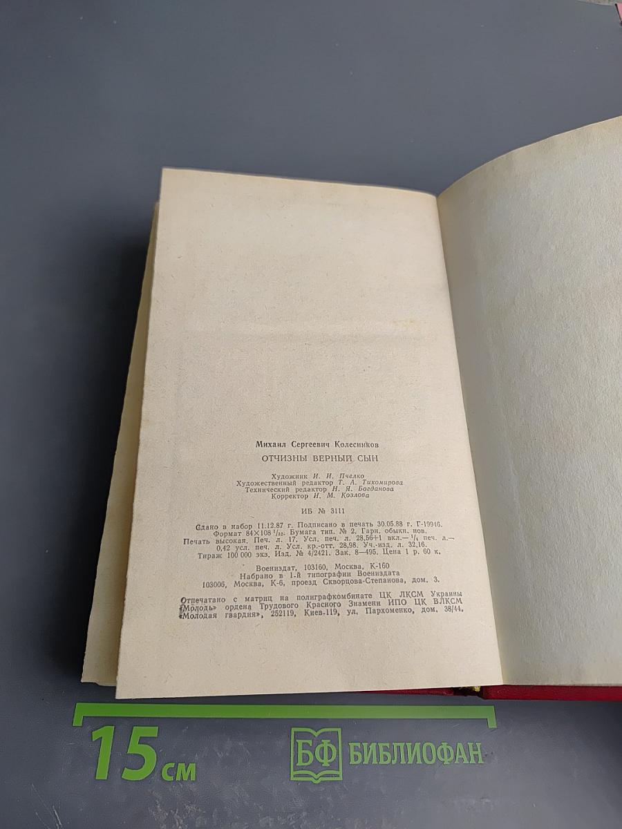 Отчизны верный сын