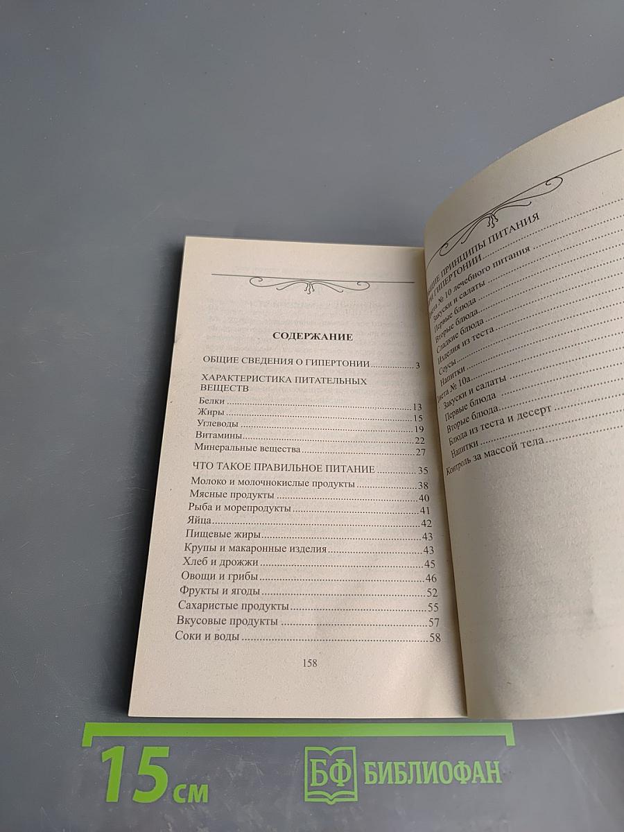 Питание при гипертонии