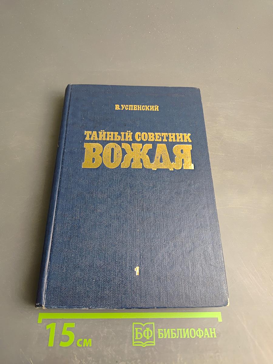 Тайный советник вождя Том 1