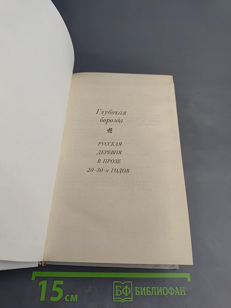 Глубокая борозда. Русская деревня в прозе 20-30-х годов. Рассказы
