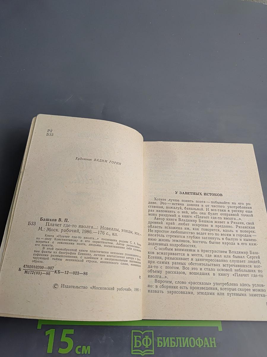 Плачет где-то иволга...