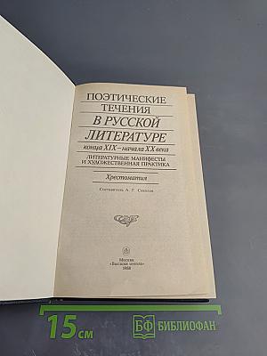 Поэтические течения в русской литературе конца XIX – начала XX века. Хрестоматия