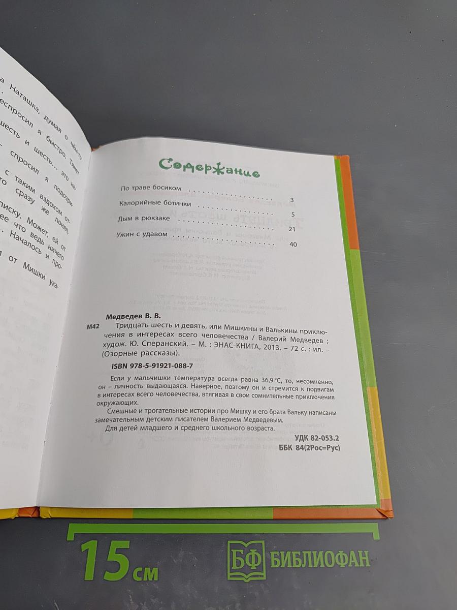Тридцать шесть и девять, или Мишкины и Валькины приключения в интересах всего человечества