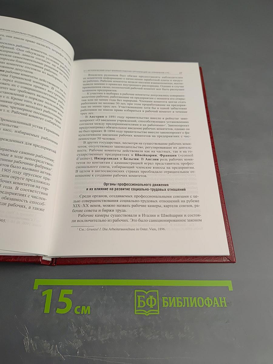 Управление социально-трудовыми отношениями за рубежом: История и современность. Выпуск 22
