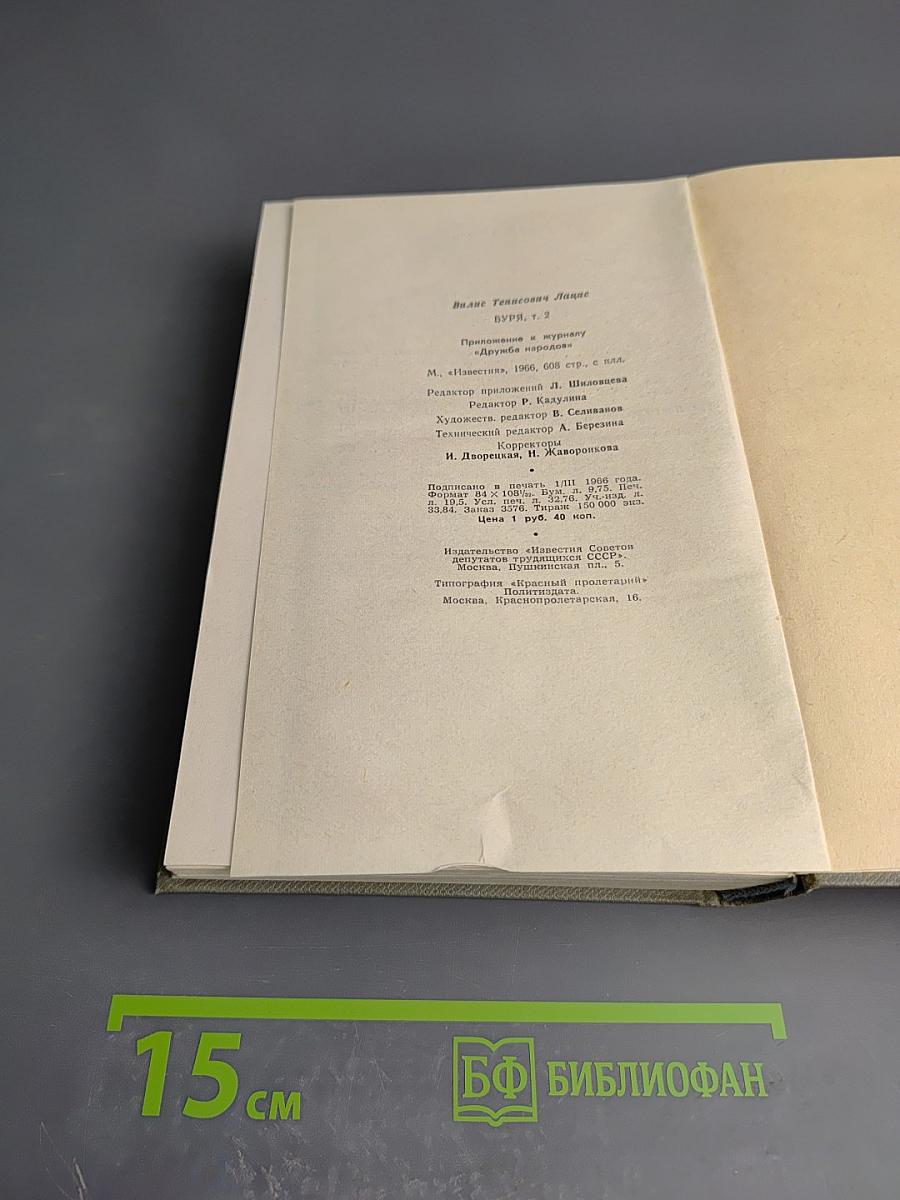 Буря. Том второй