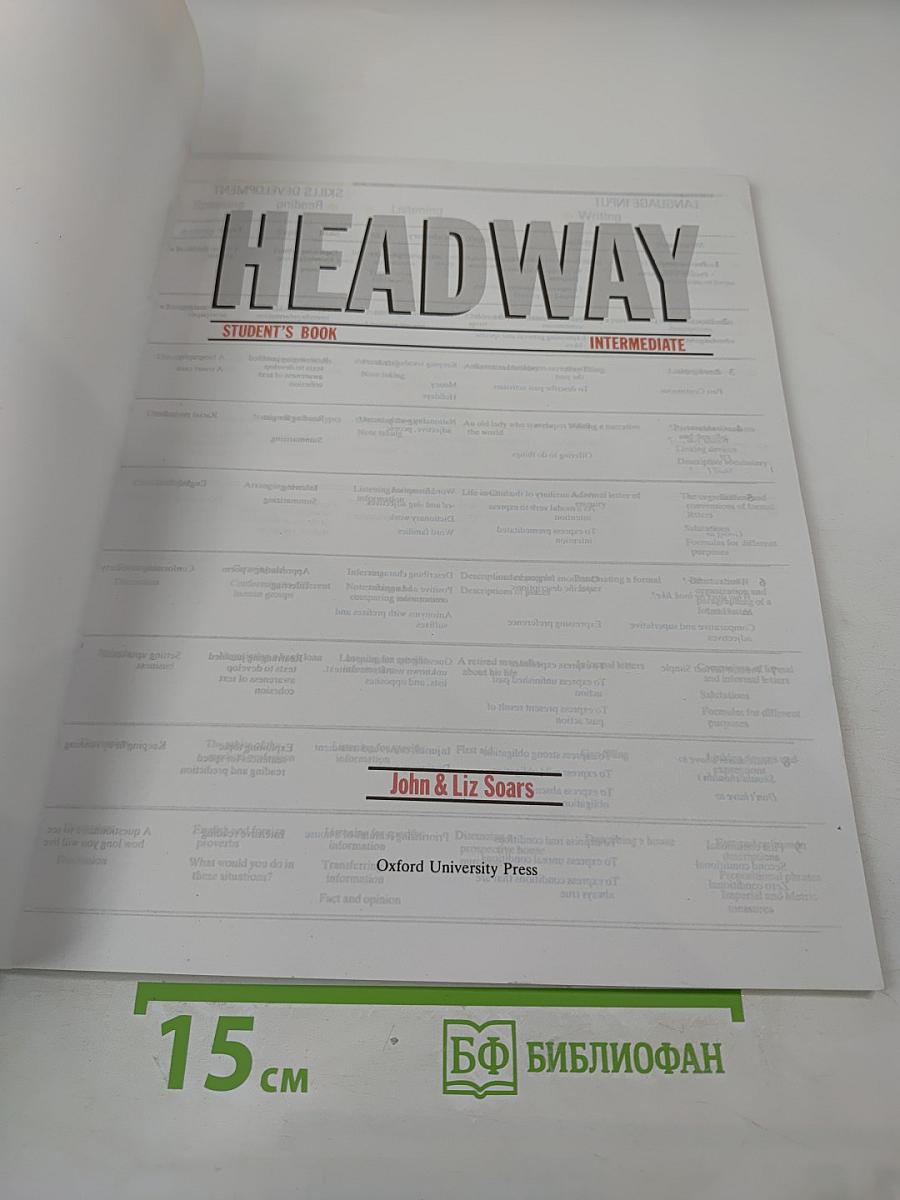 Headway Student's Book Intermediate