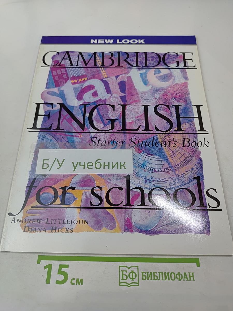 Cambridge English for Schools Starter Student's Book