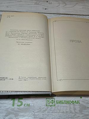 Сочинения. Том второй. Проза. Переводы