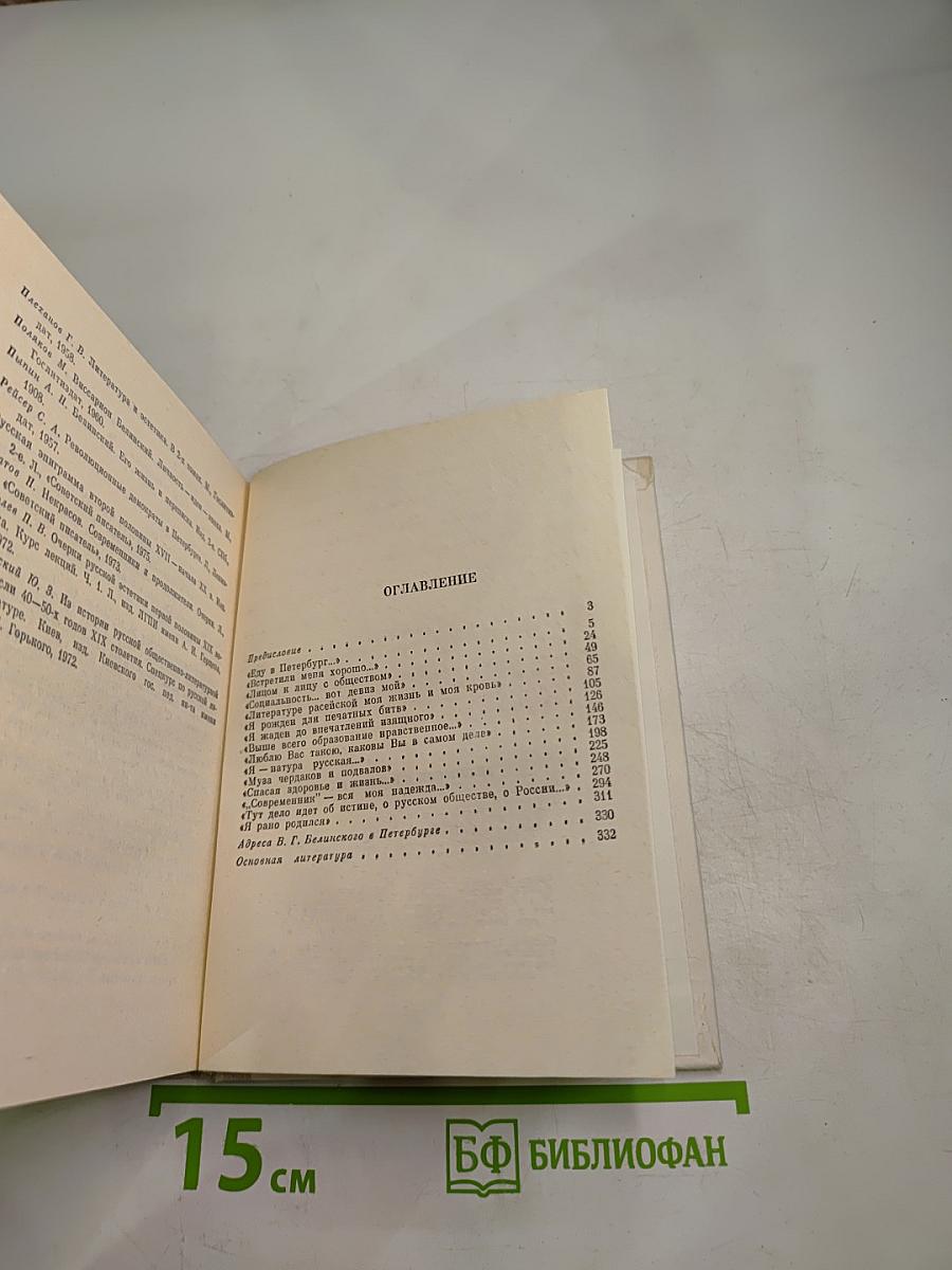 Белинский в Петербурге