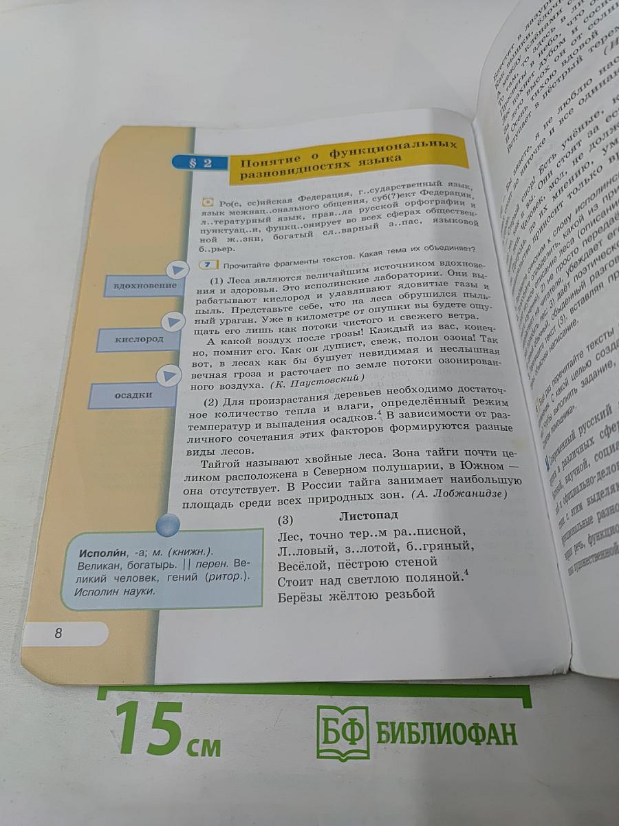 Русский язык, 6 класс, Часть 1