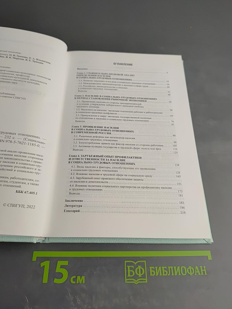 Проблемы насилия в социально-трудовых отношениях