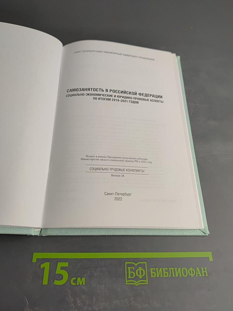 Самозанятость в Российской Федерации