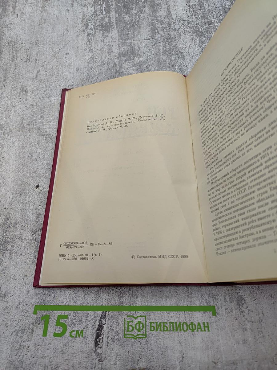 Год кризиса 1938-1939. Том 1. Документы и материалы