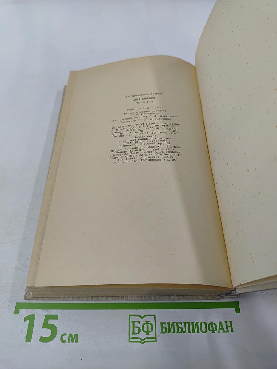 Анна Каренина. Части 1-4