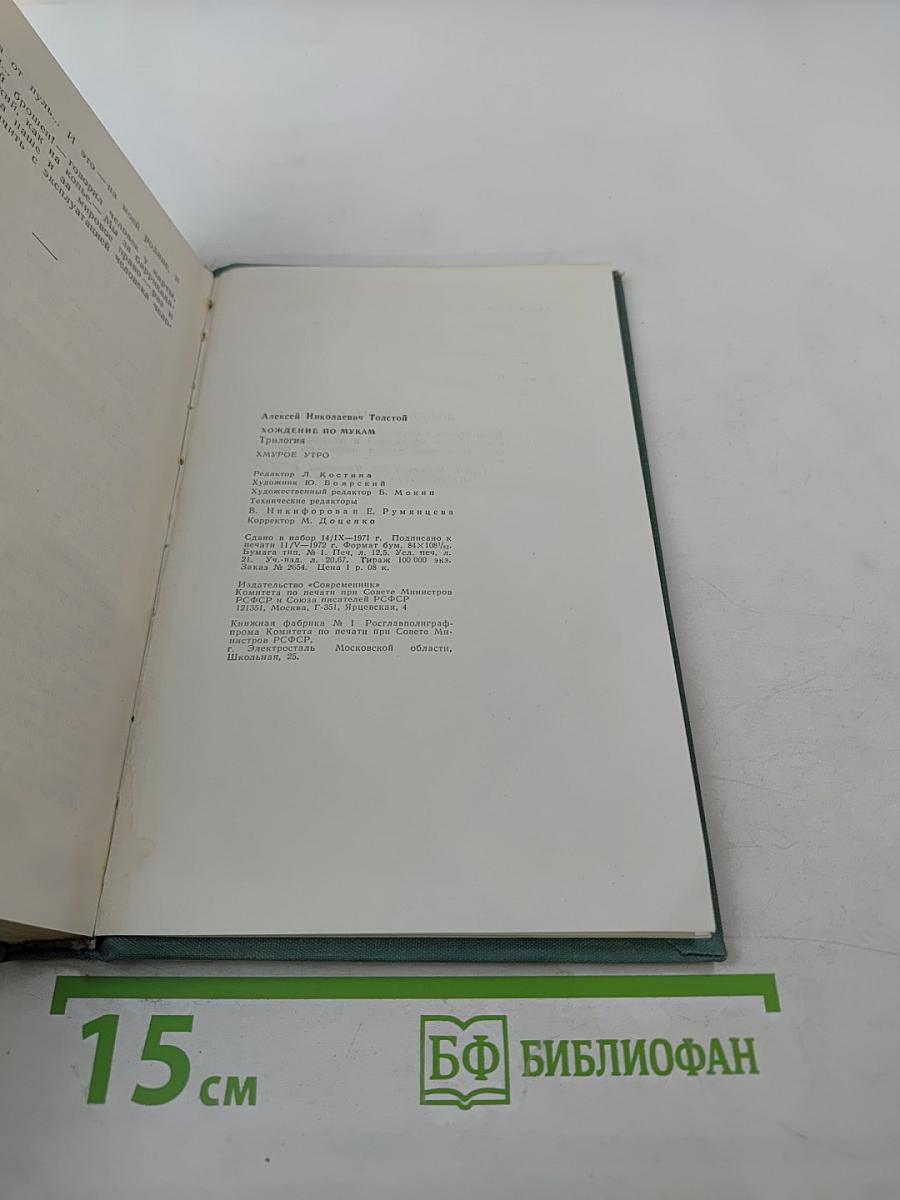 Хождение по мукам. Трилогия. Хмурое утро