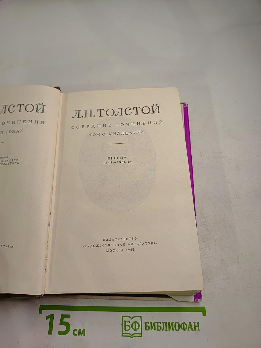 Письма 1845-1886 гг. (Собрание сочинений. Том семнадцатый)