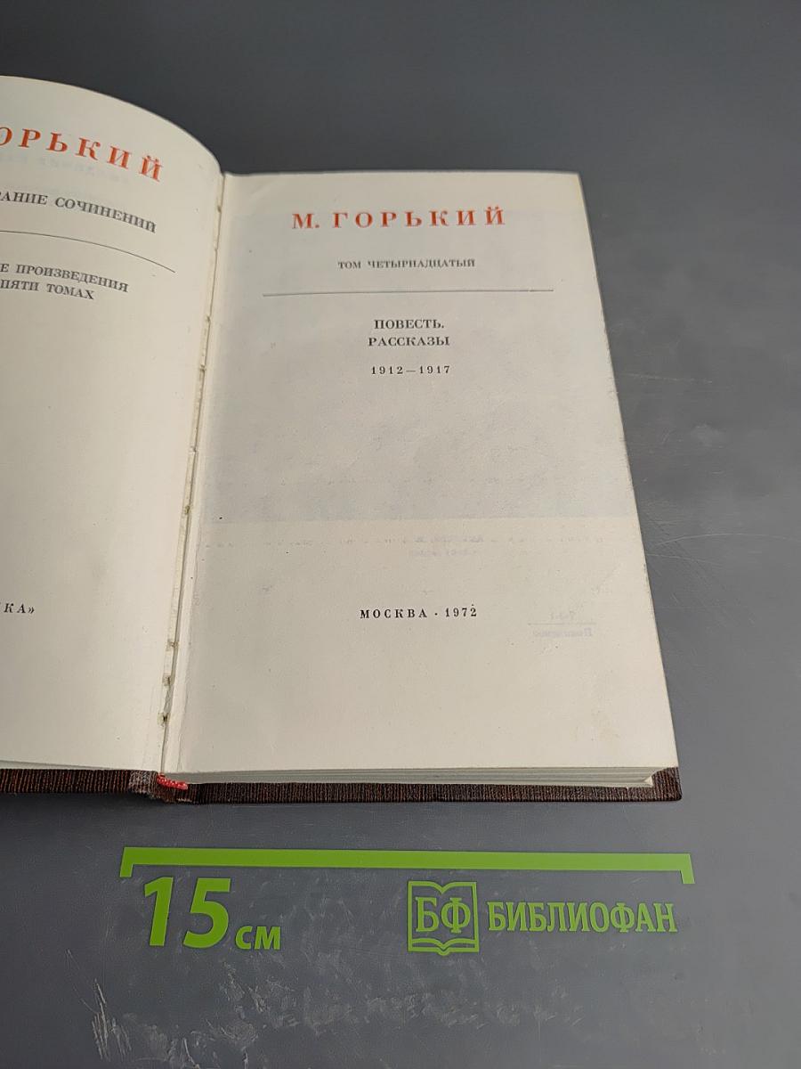 Собрание сочинений. Том четырнадцатый: Повесть. Рассказы 1912 - 1917
