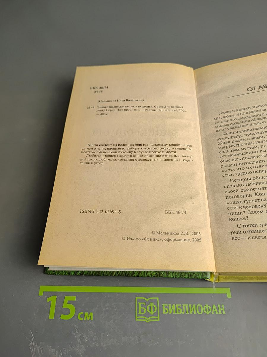 Энциклопедия для кошек и их хозяев. Советы на каждый день