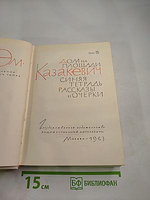 Дом на площади. Синяя тетрадь. Рассказы и очерки. Том 2