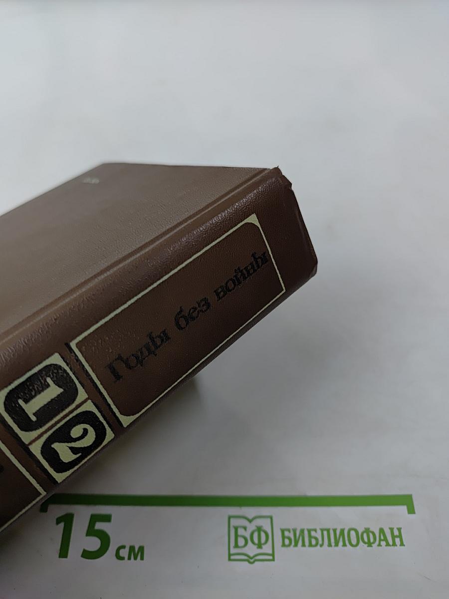 Годы без войны. Книги первая и вторая