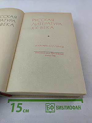 Русская литература XX века. Дооктябрьский период