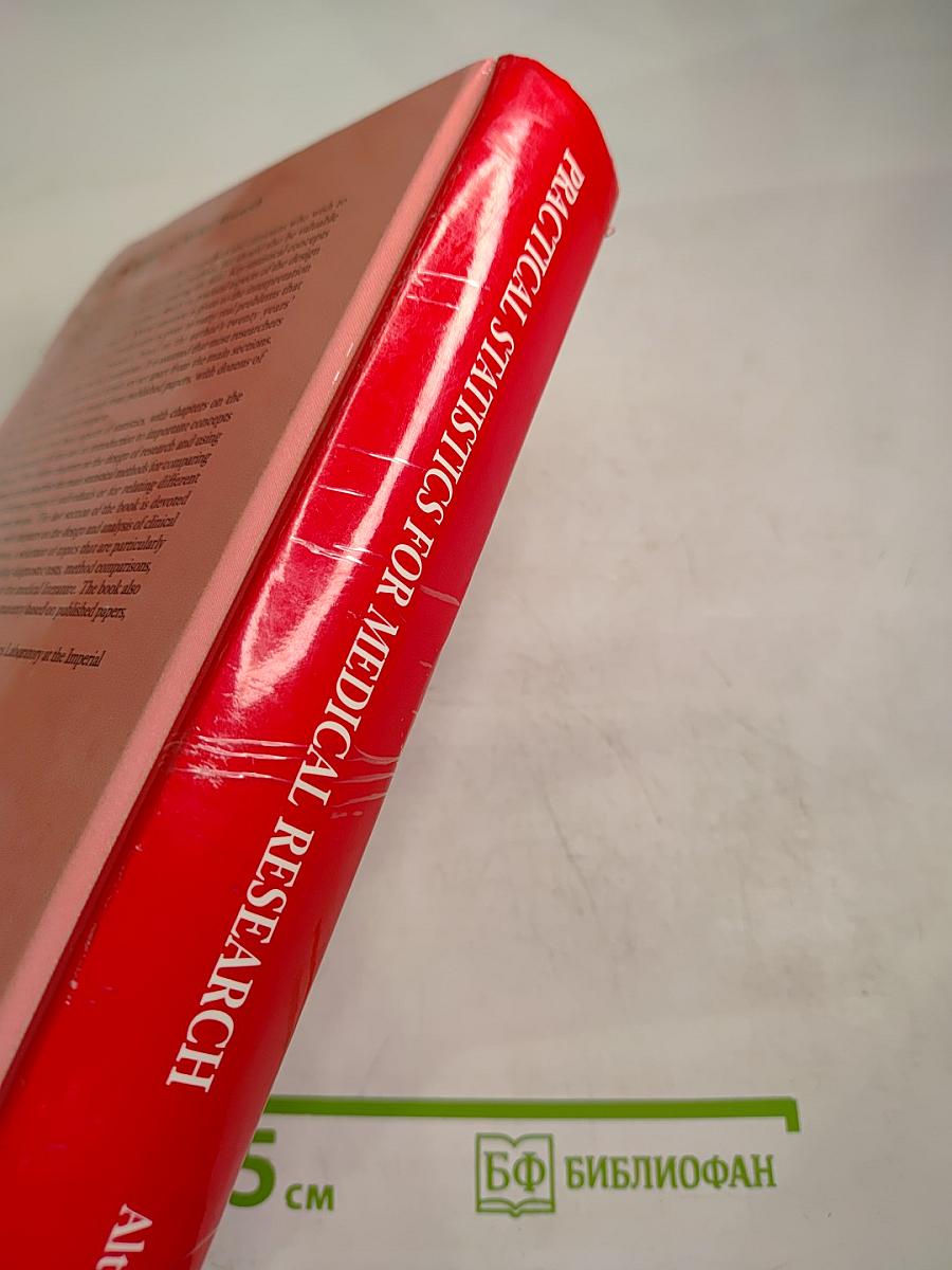 Practical Statistics for Medical Research