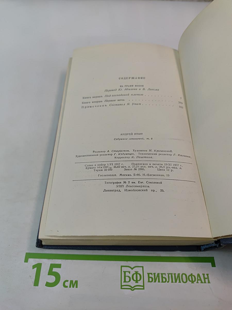 Собрание сочинений. Том шестой. На грани веков. Книга первая и вторая