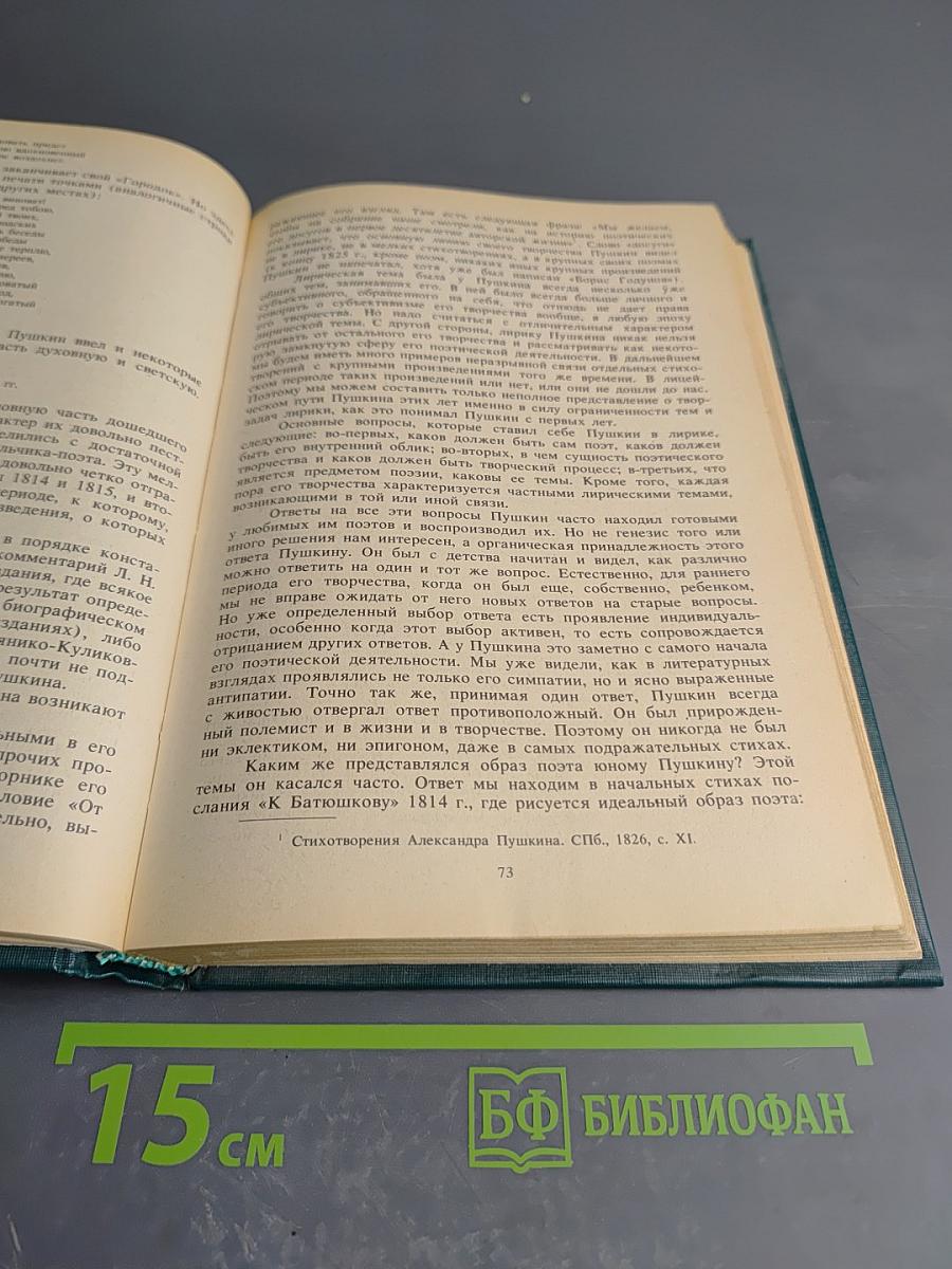 Пушкин. Том первый