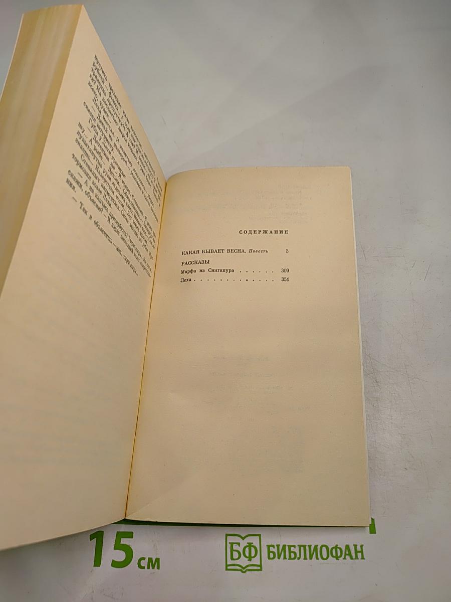 Какая бывает весна