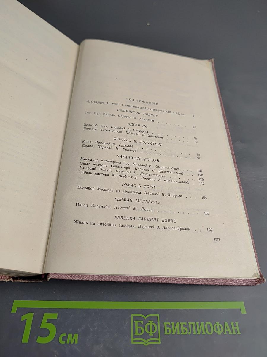 Американская новелла XIX века