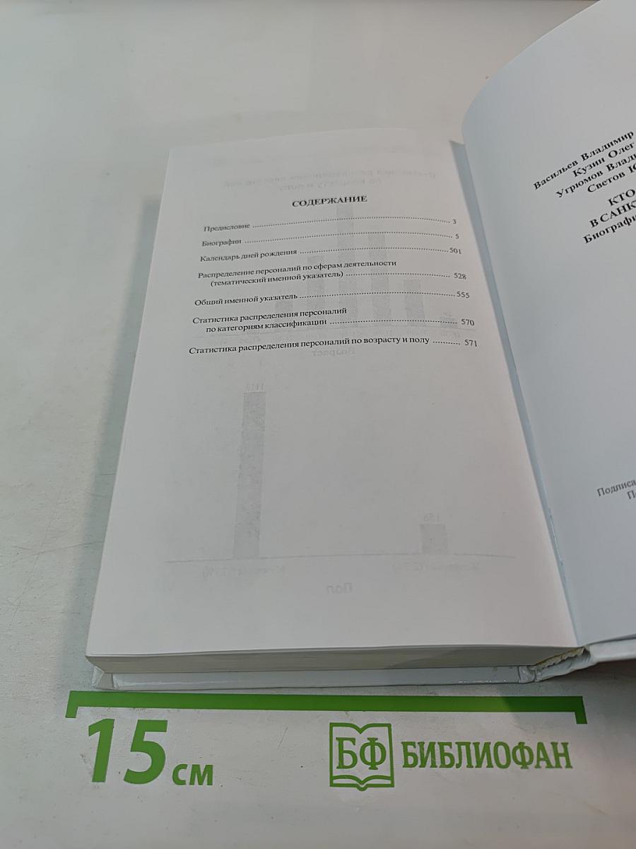 Кто есть кто в Санкт-Петербурге