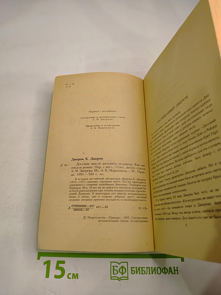 Досужие мысли досужего человека