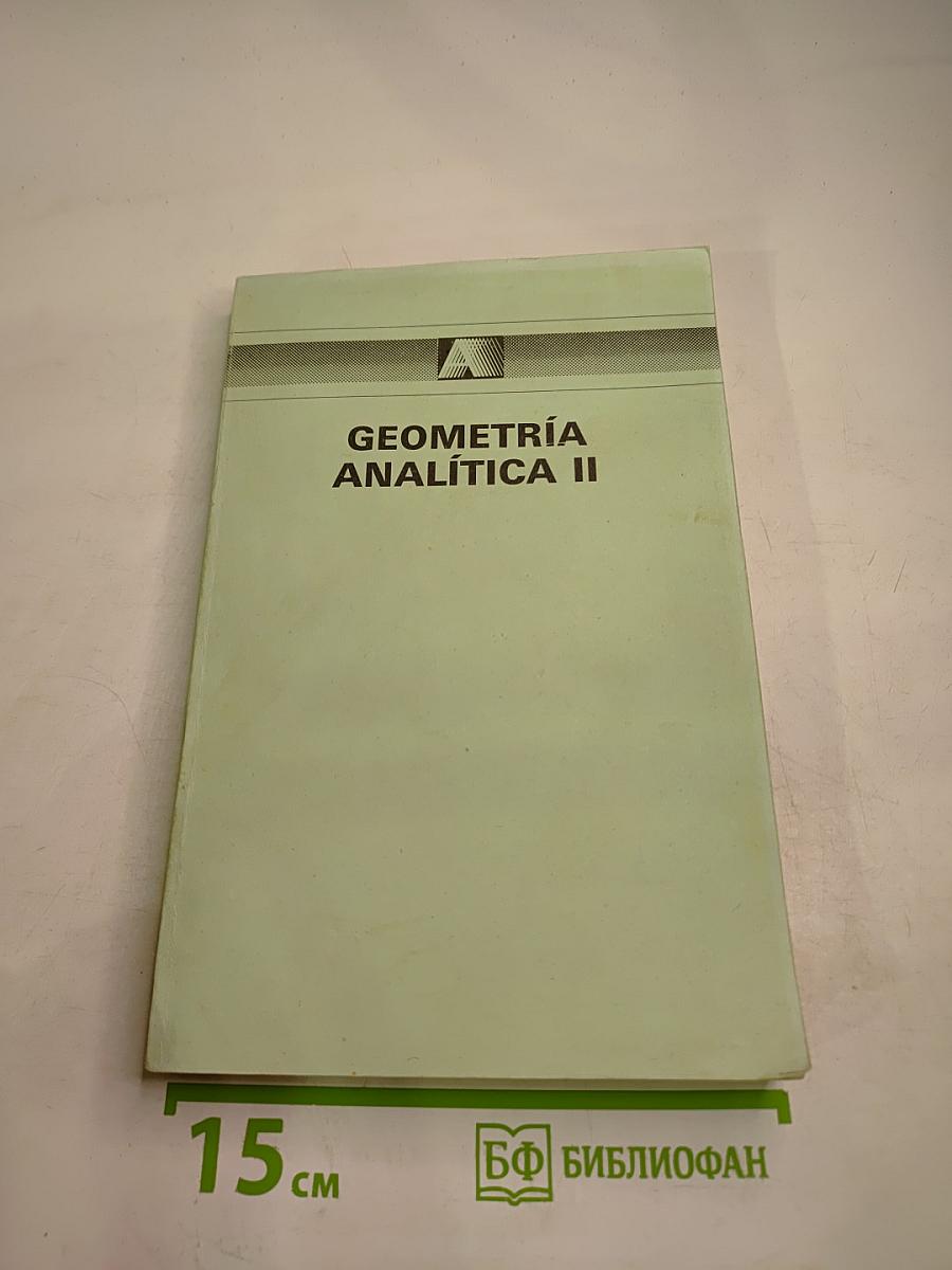 Geometría analítica ii