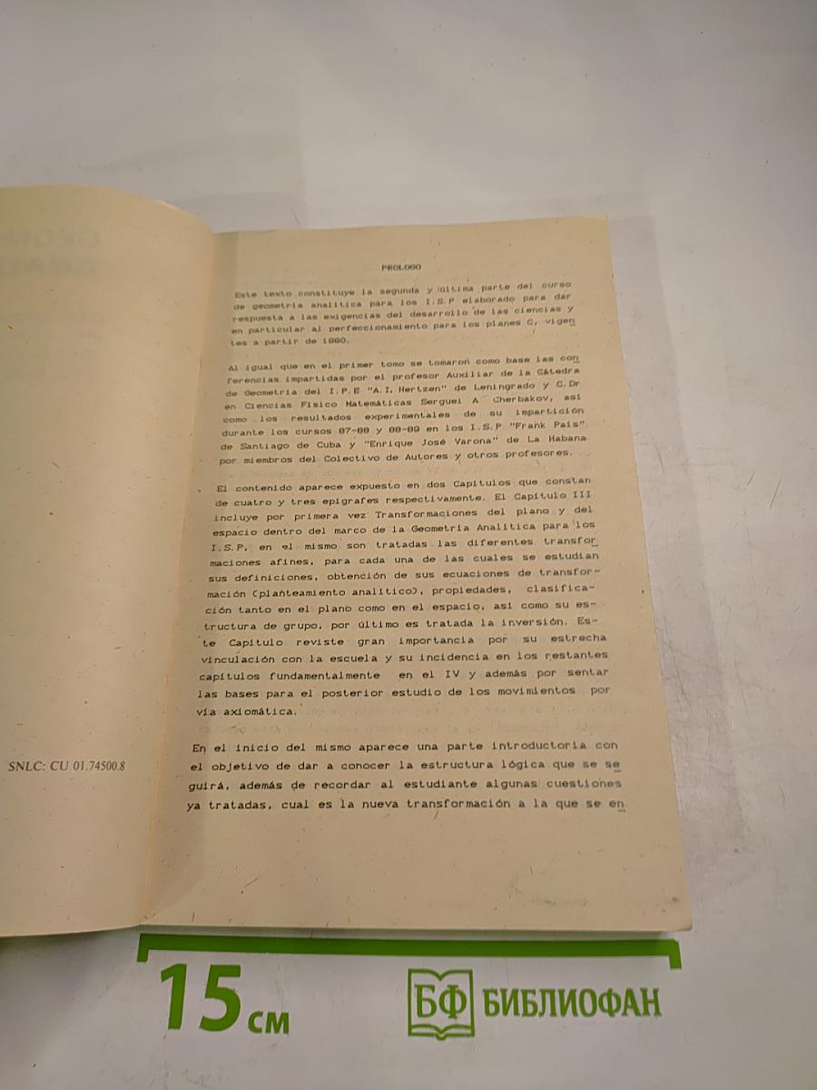 Geometría analítica ii