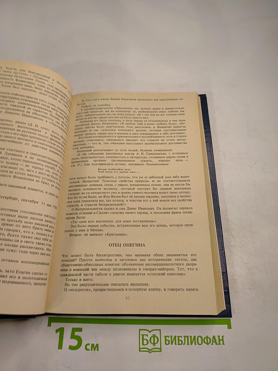 Писатели о писателях. Сатиры. Смелый властелин (Книга о Д.И. Фонвизине)