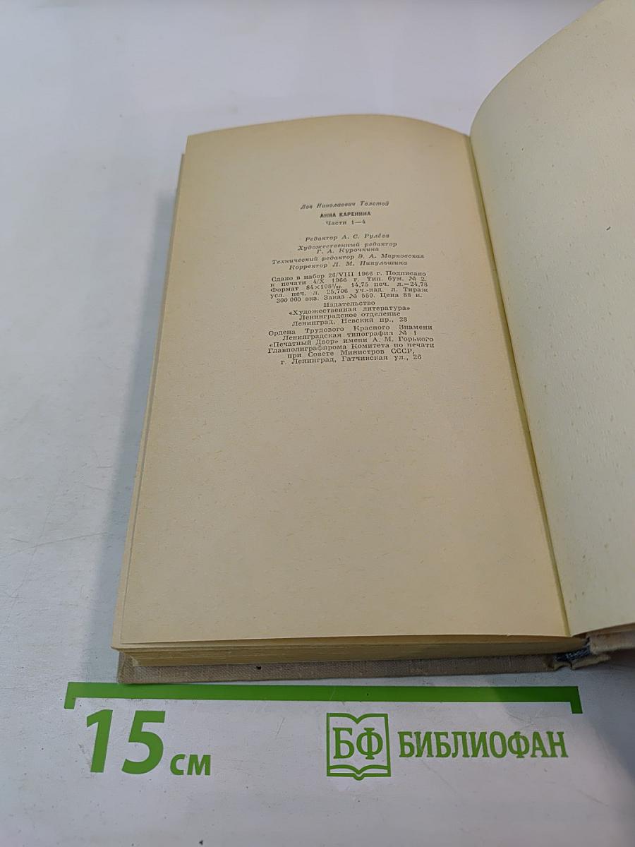 Анна Каренина. Части 1-4