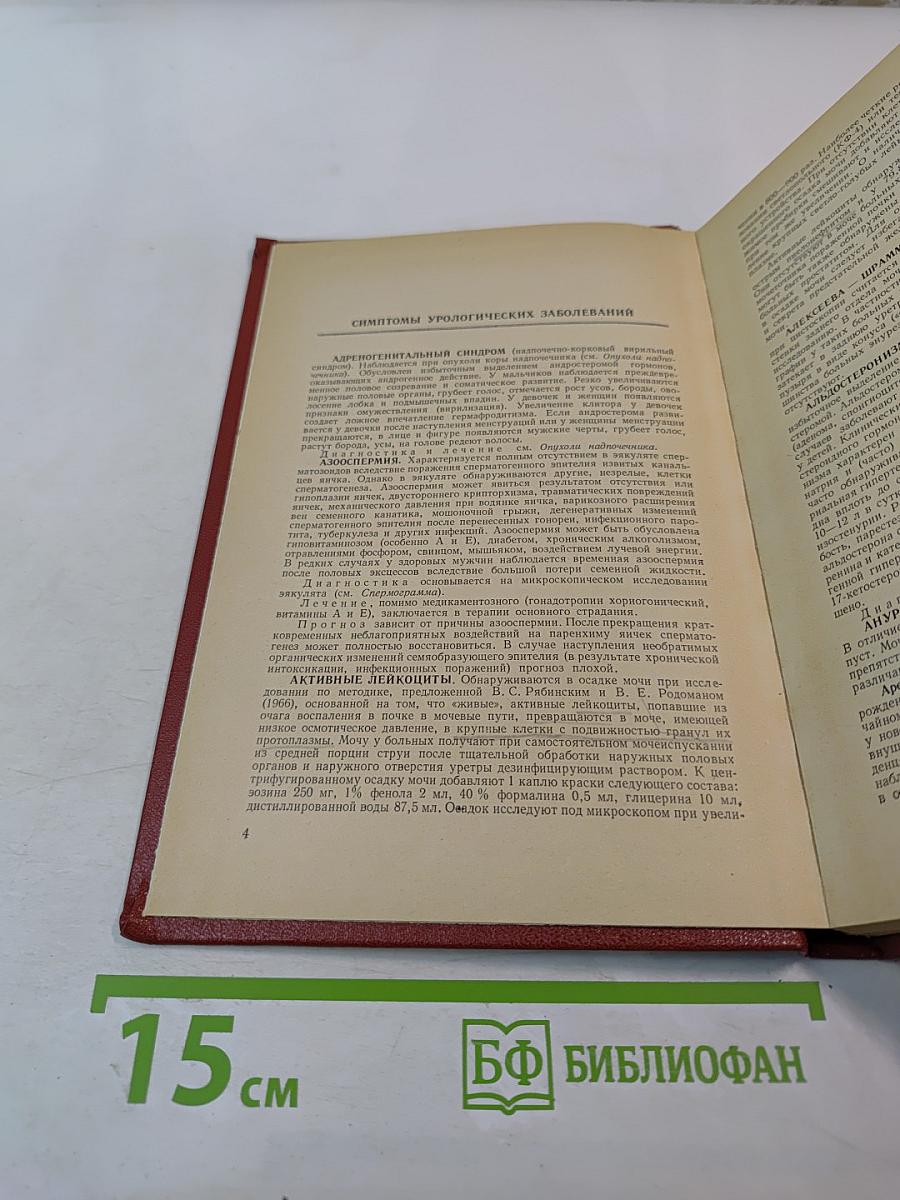 Справочник по урологии