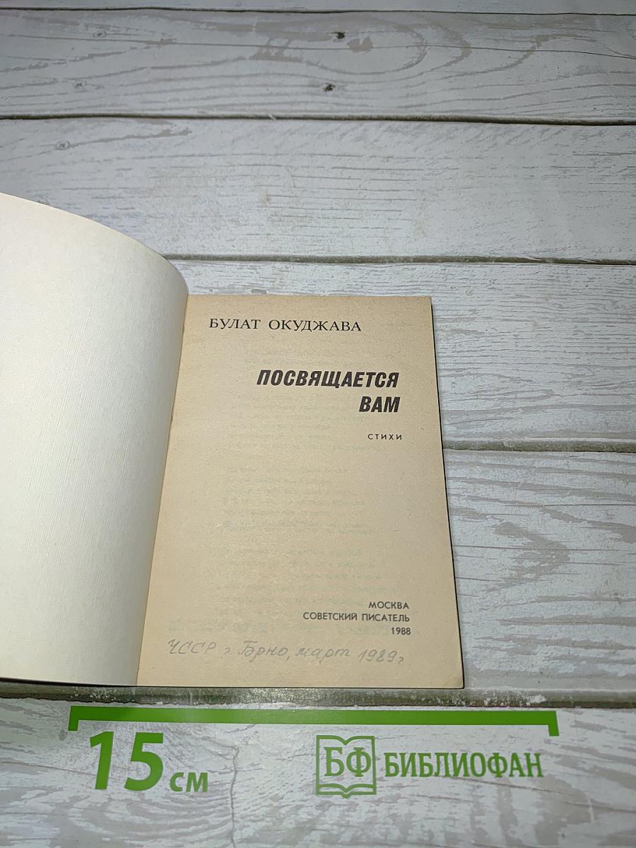 Посвящается Вам