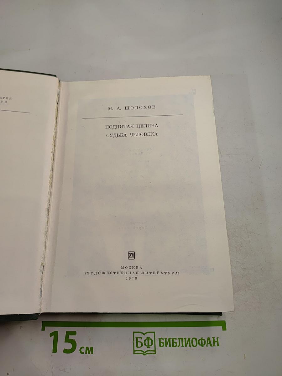 Поднятая целина. Судьба человека