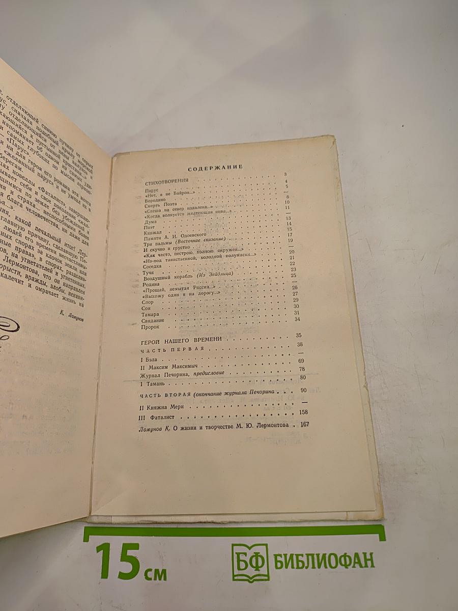 Стихотворения. Герой нашего времени