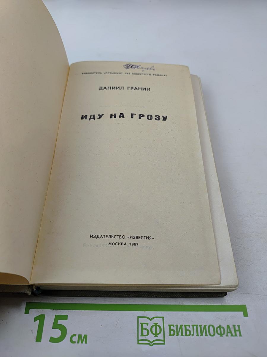 Иду на грозу