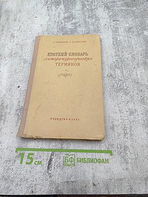 Краткий словарь литературоведческих терминов