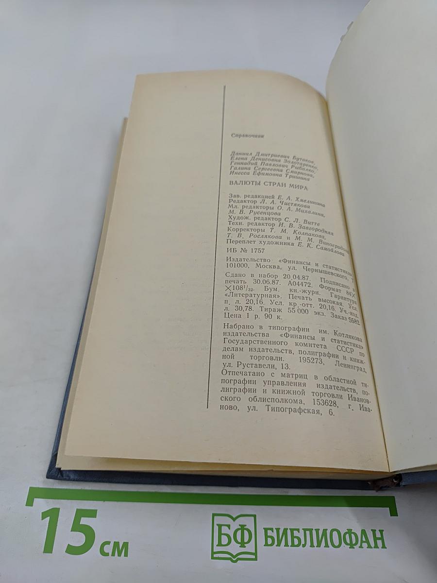 Валюты стран мира: Справочник