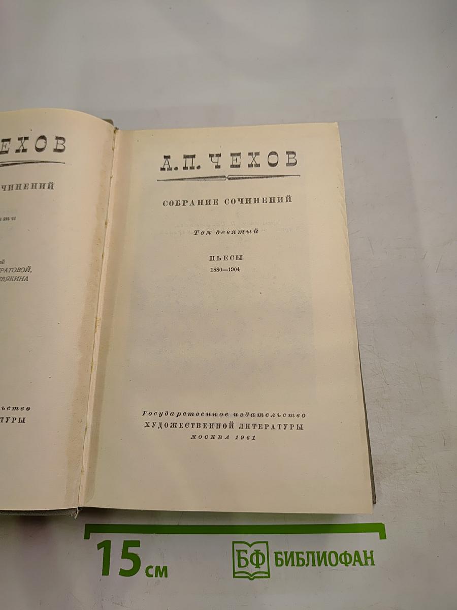 Собрание сочинений. Том девятый: Пьесы 1880-1904