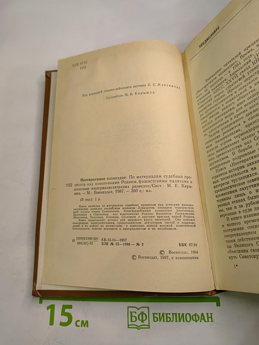 Неотвратимое возмездие