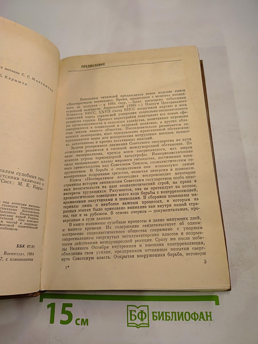 Неотвратимое возмездие